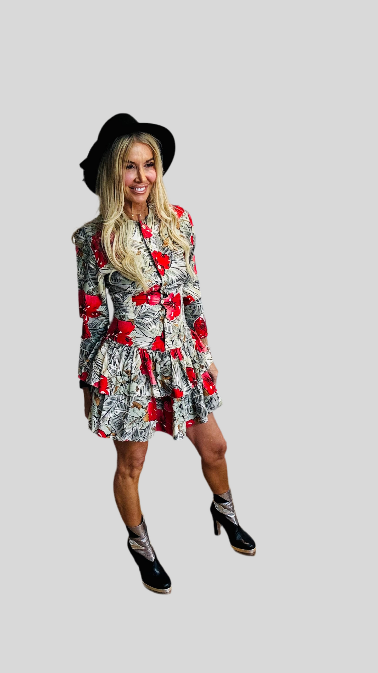 “Buyerz Too” 80’s Rah Rah Dress size 4 to size 6