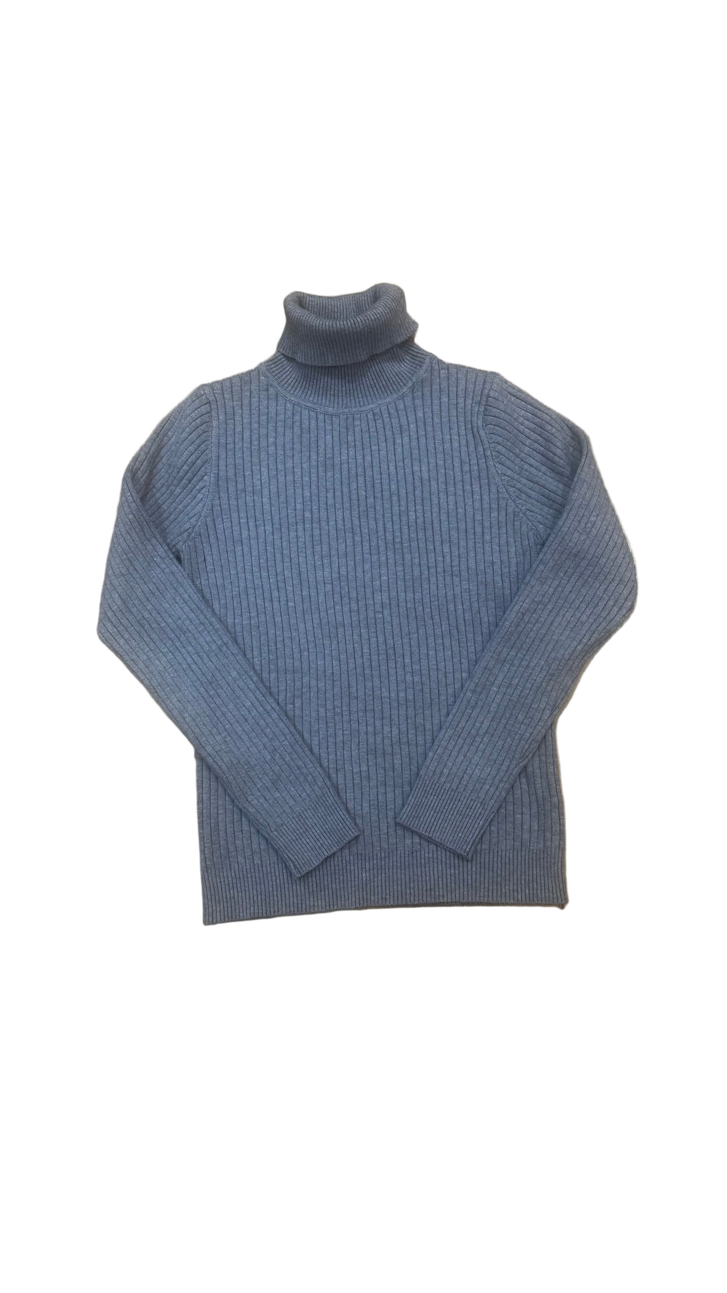 Ribbed Polo Neck Jumper