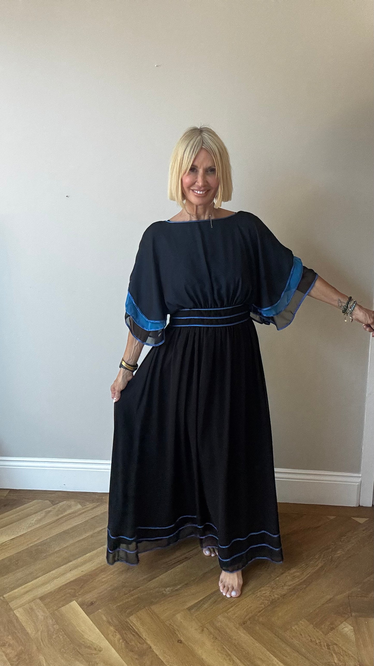 Two Tone Maxi Dress
