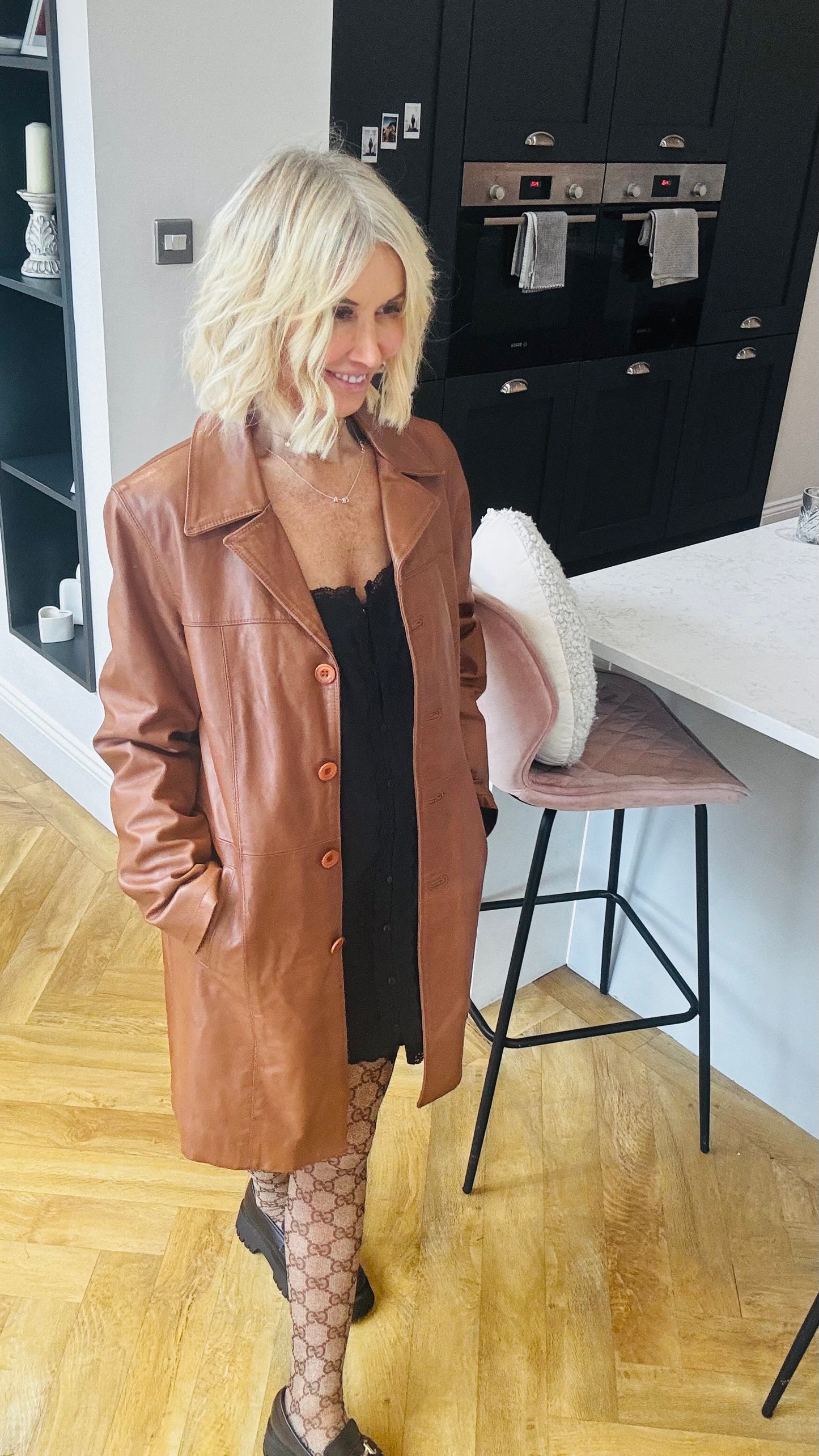 1970’s Leather Trench