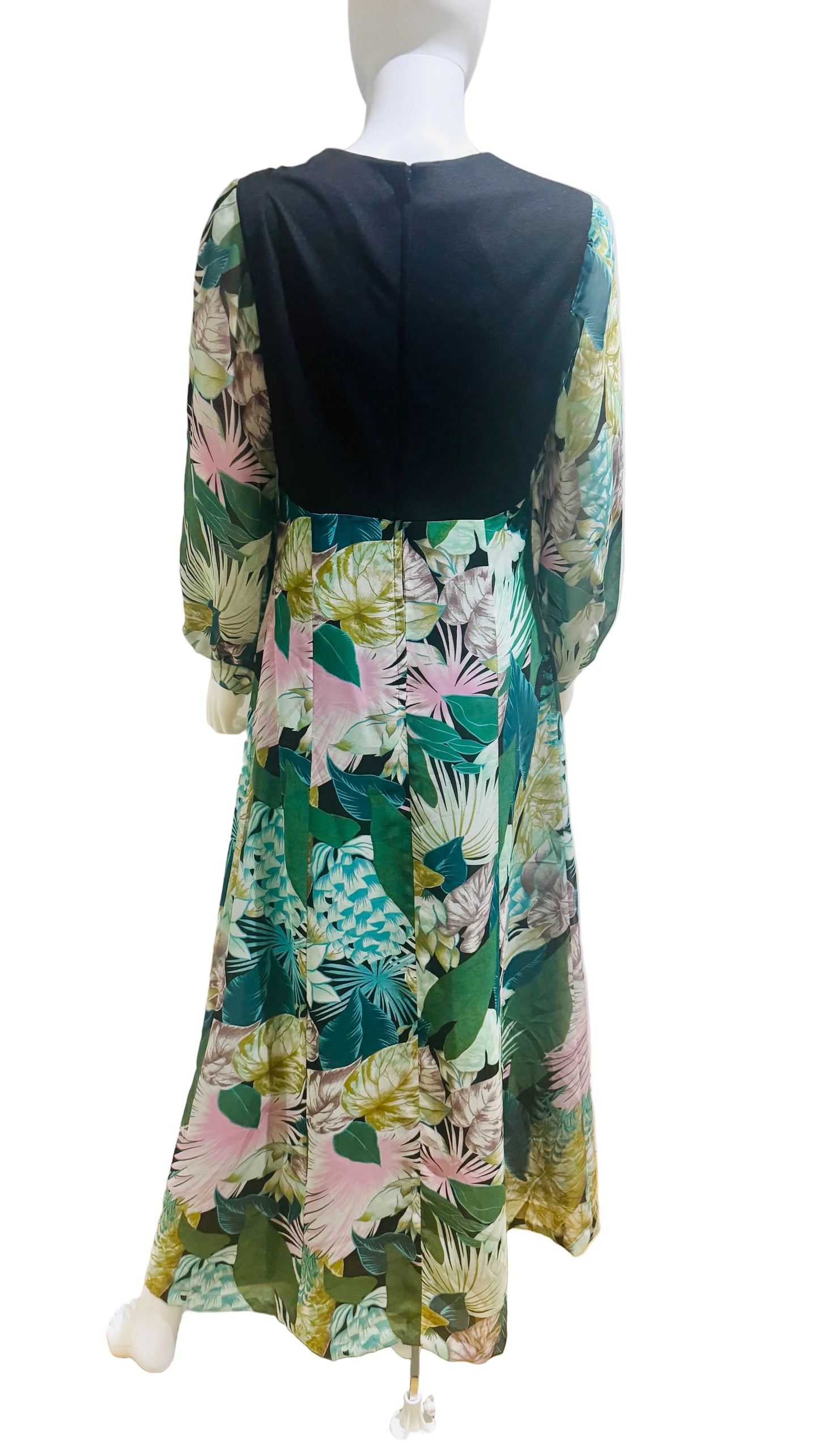 1970's "Diolen Loft" Floral Maxi
