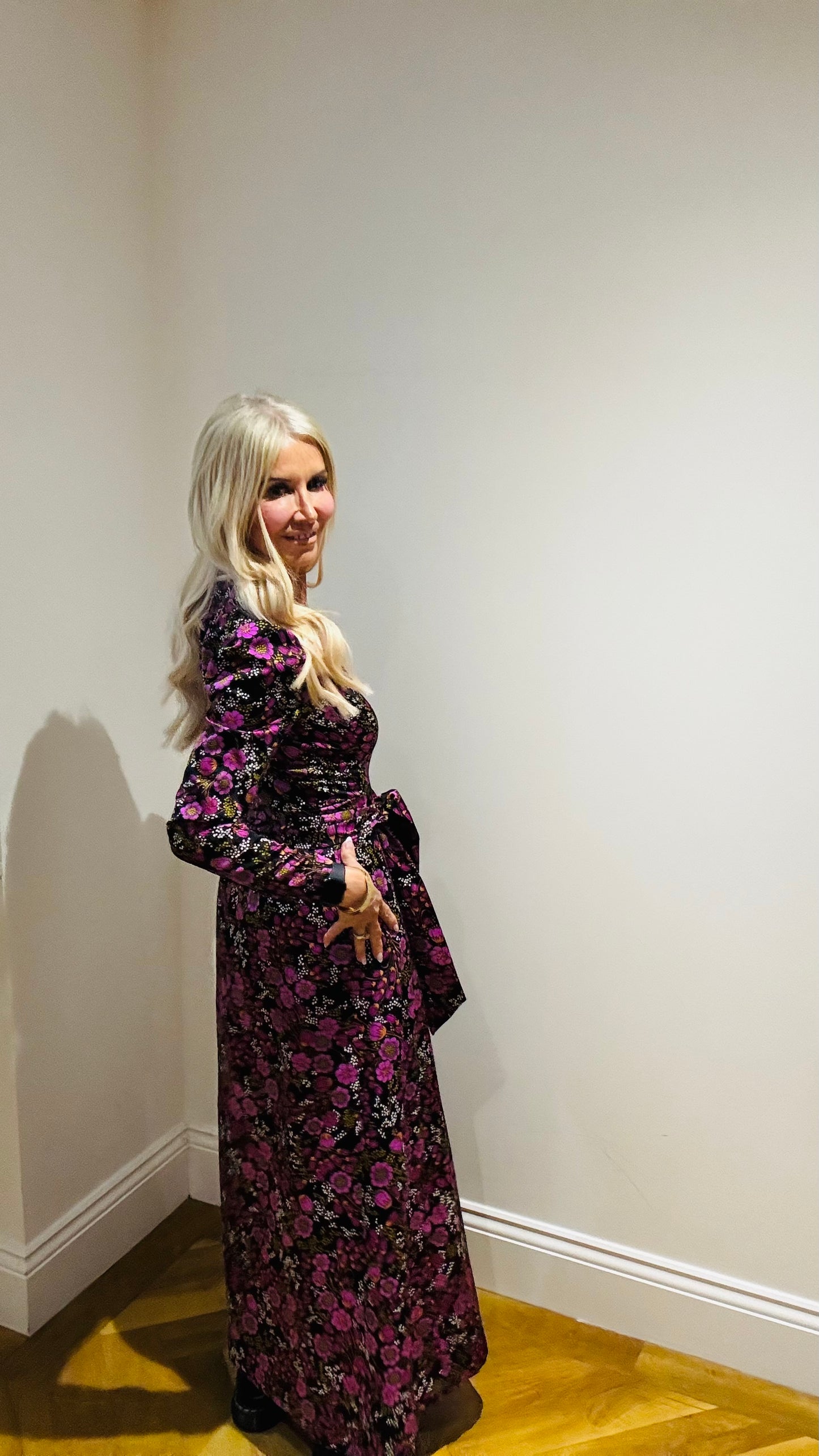 Purple Maxi Dress size 8-12