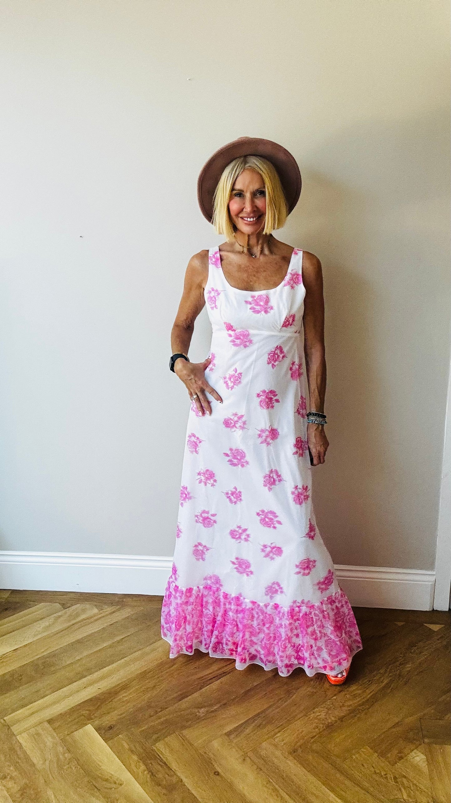 Pretty Floral Maxi Dress