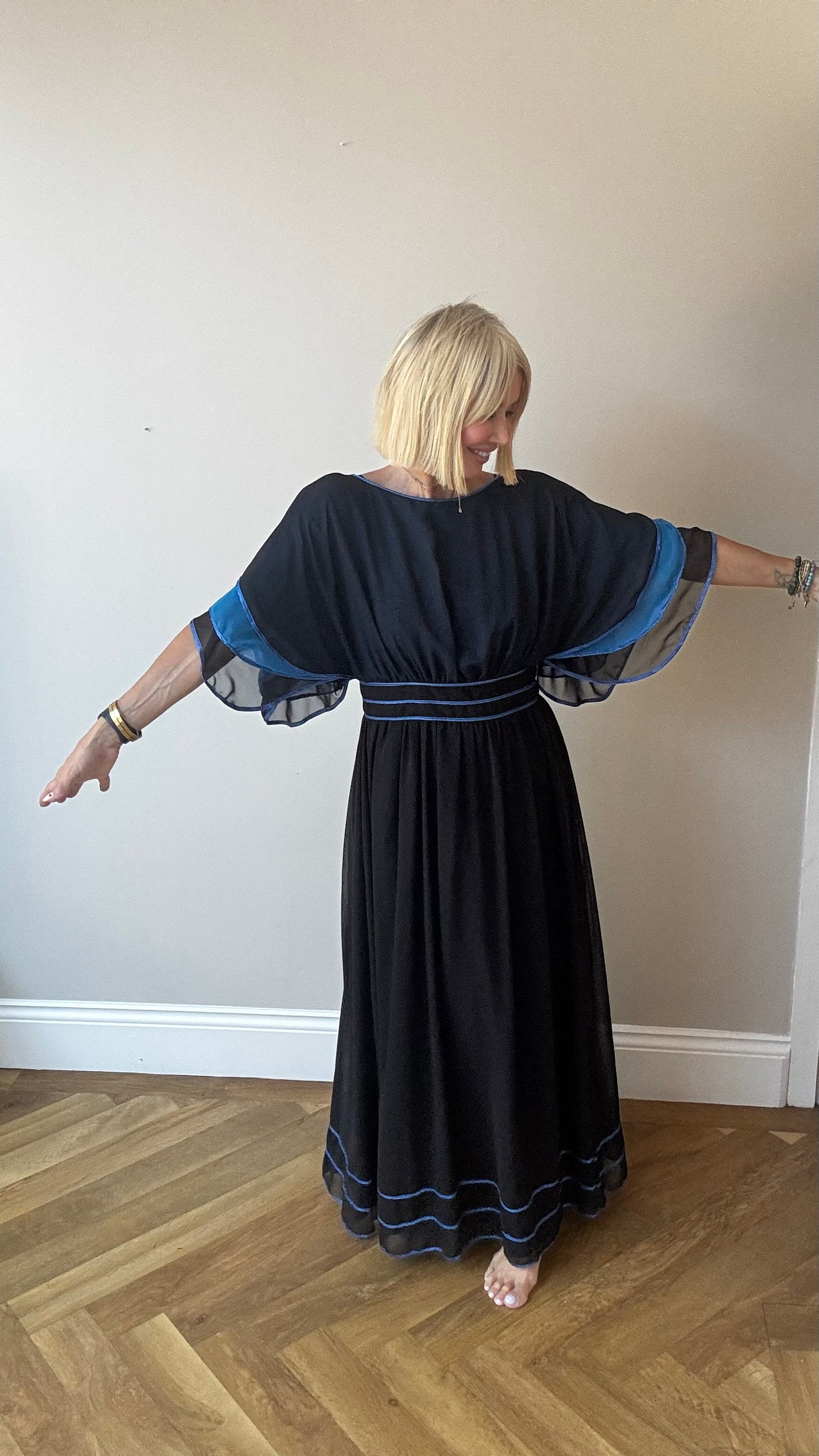 Two Tone Maxi Dress