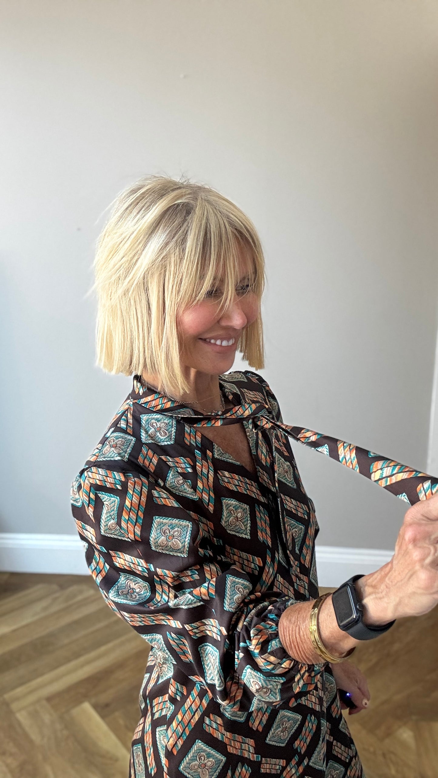 70’s Pussy Bow Day Dress