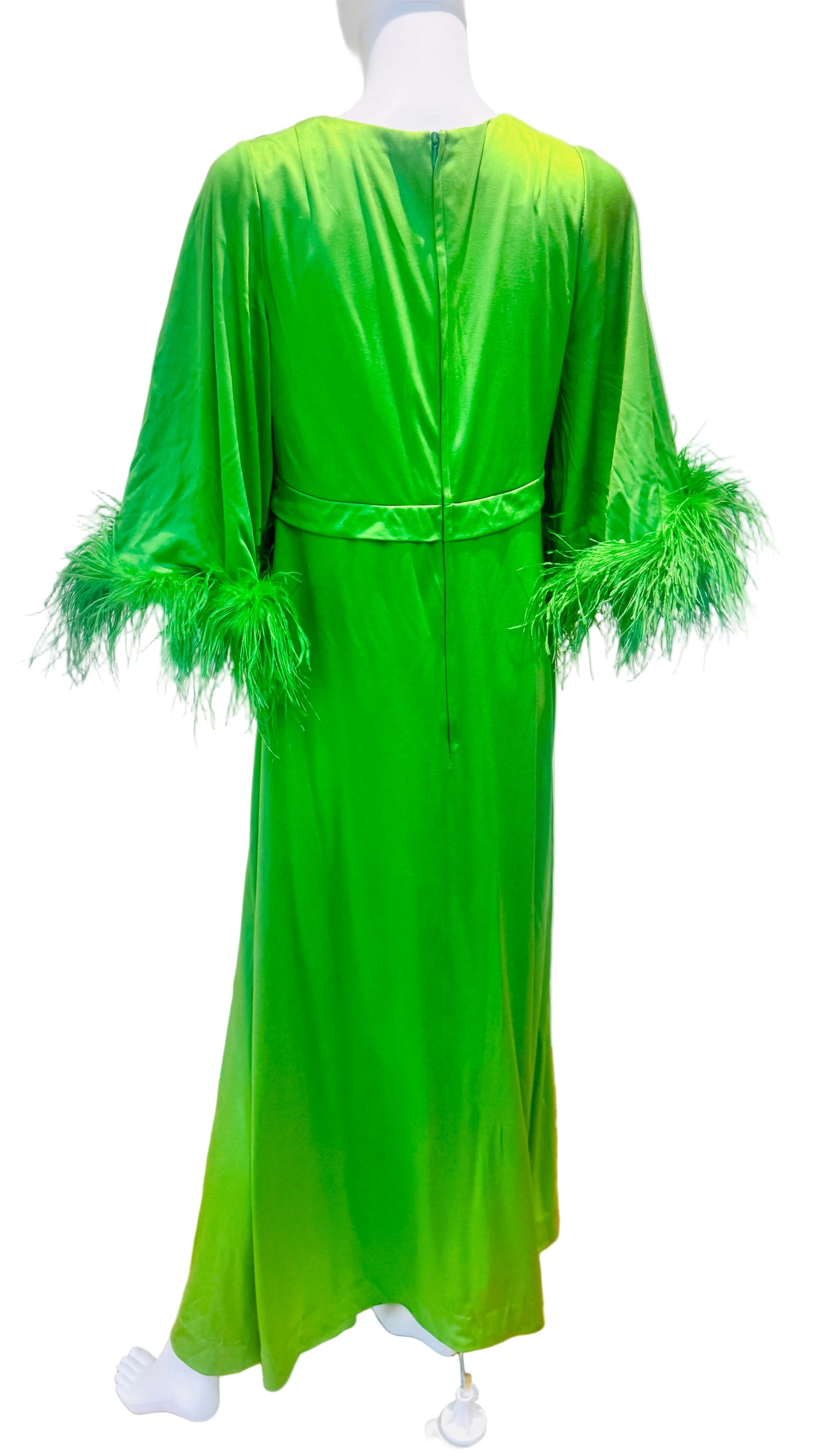 Epic 1960’s Ostrich Feather Maxi