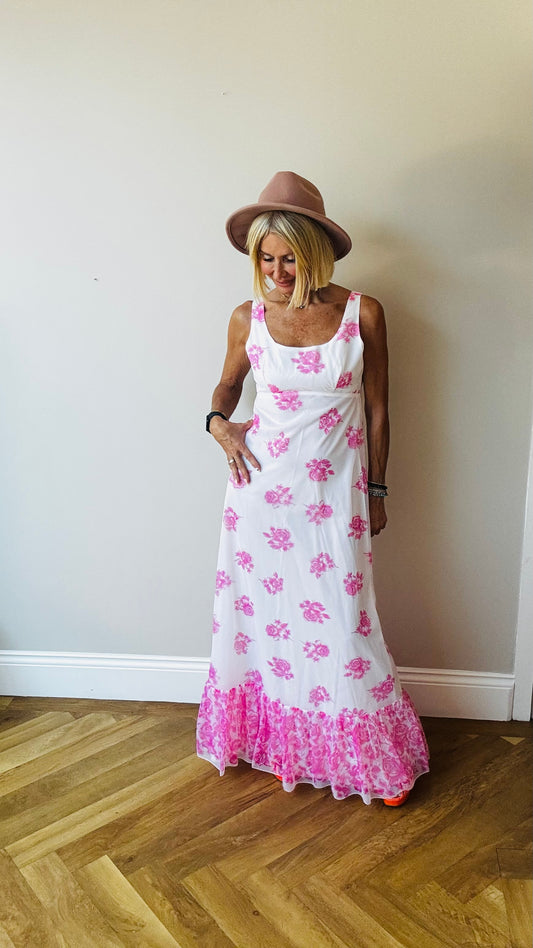 Pretty Floral Maxi Dress