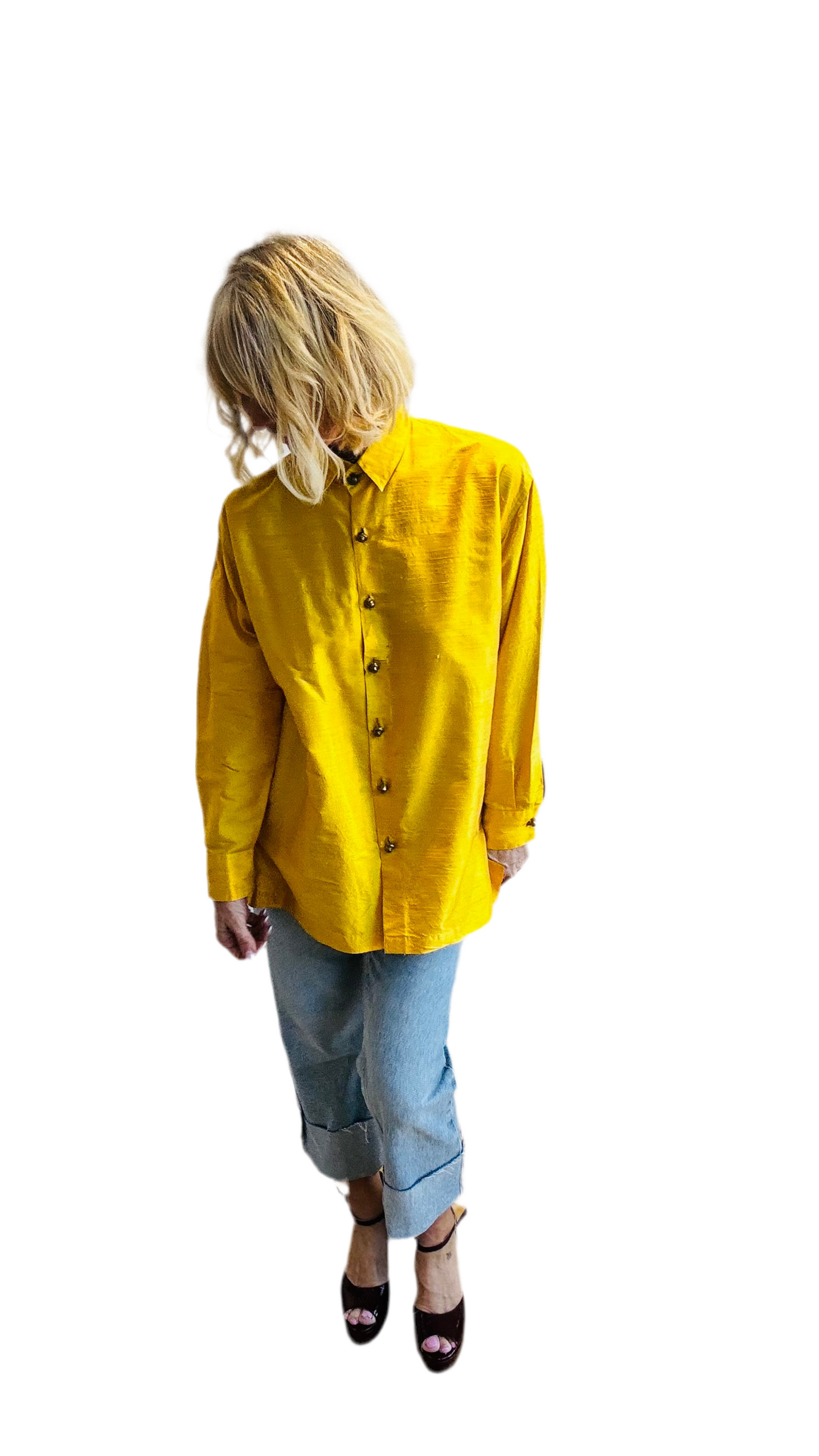 100% Duchess Silk 90’s Blouse