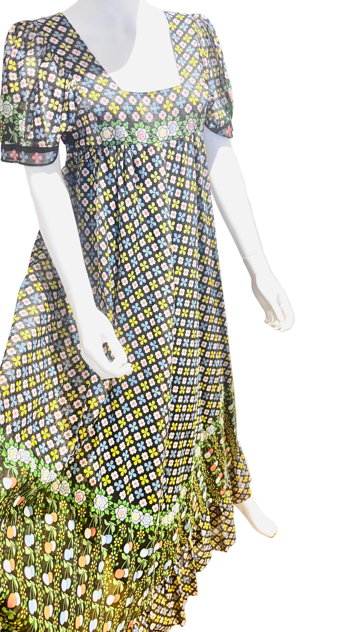 1970’s David Silverman Rare Maxi Dress