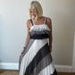 1970’s Stunning Pleated Maxi Dress