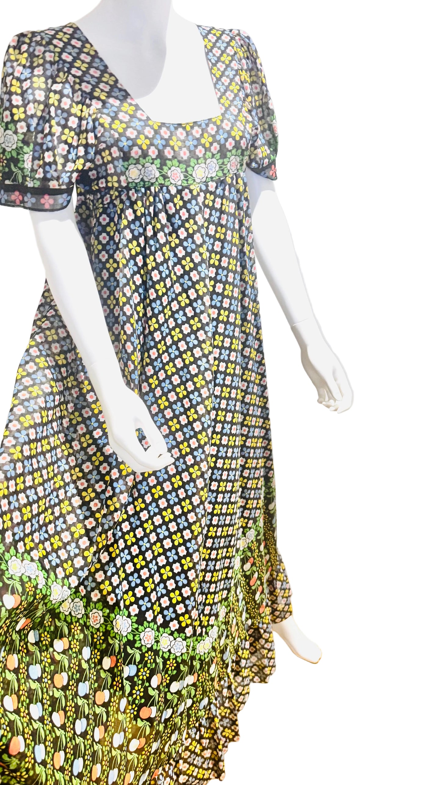 1970’s David Silverman Rare Maxi Dress