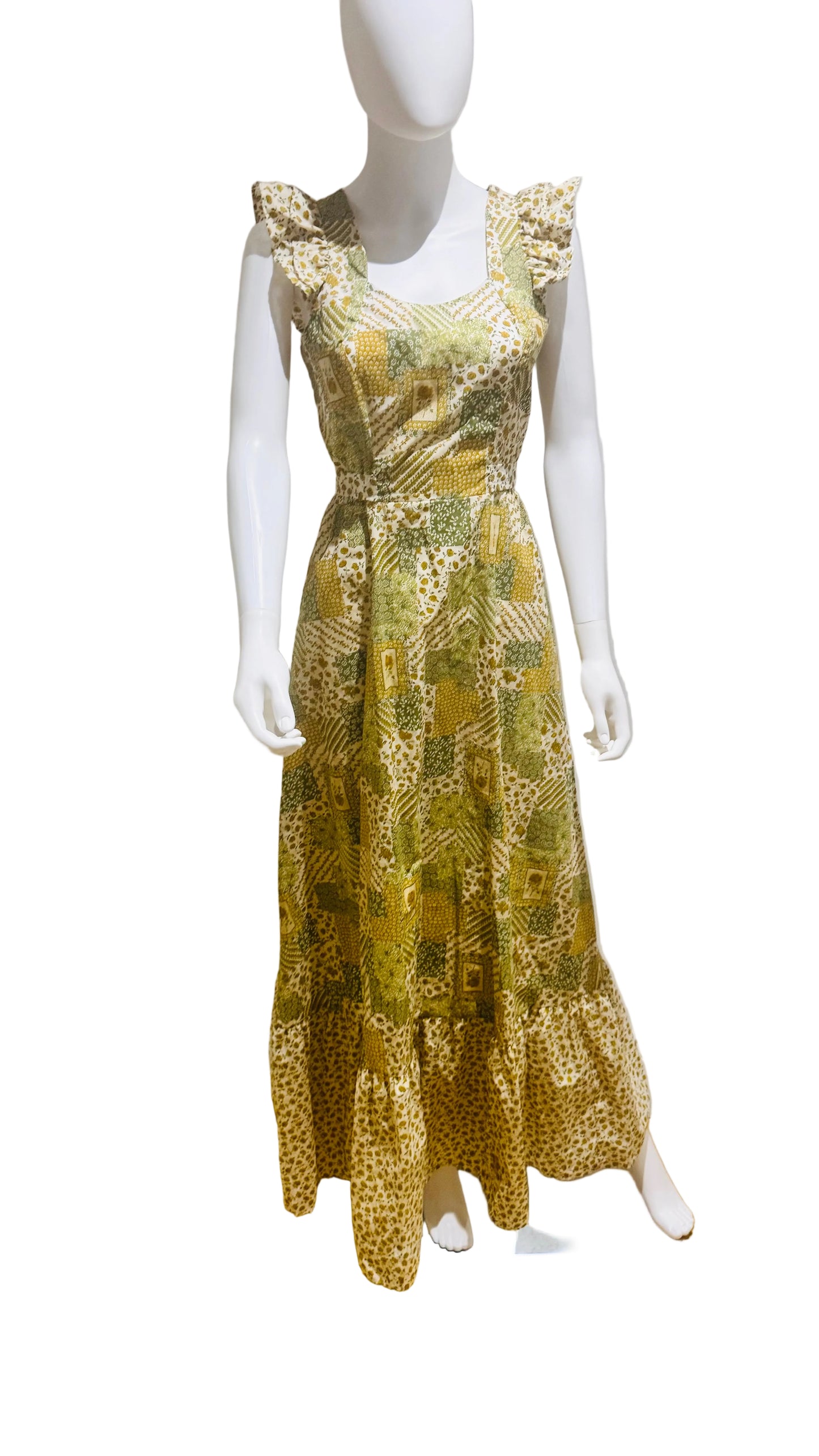 “Christine Laure” 1970’s Prairie Dress