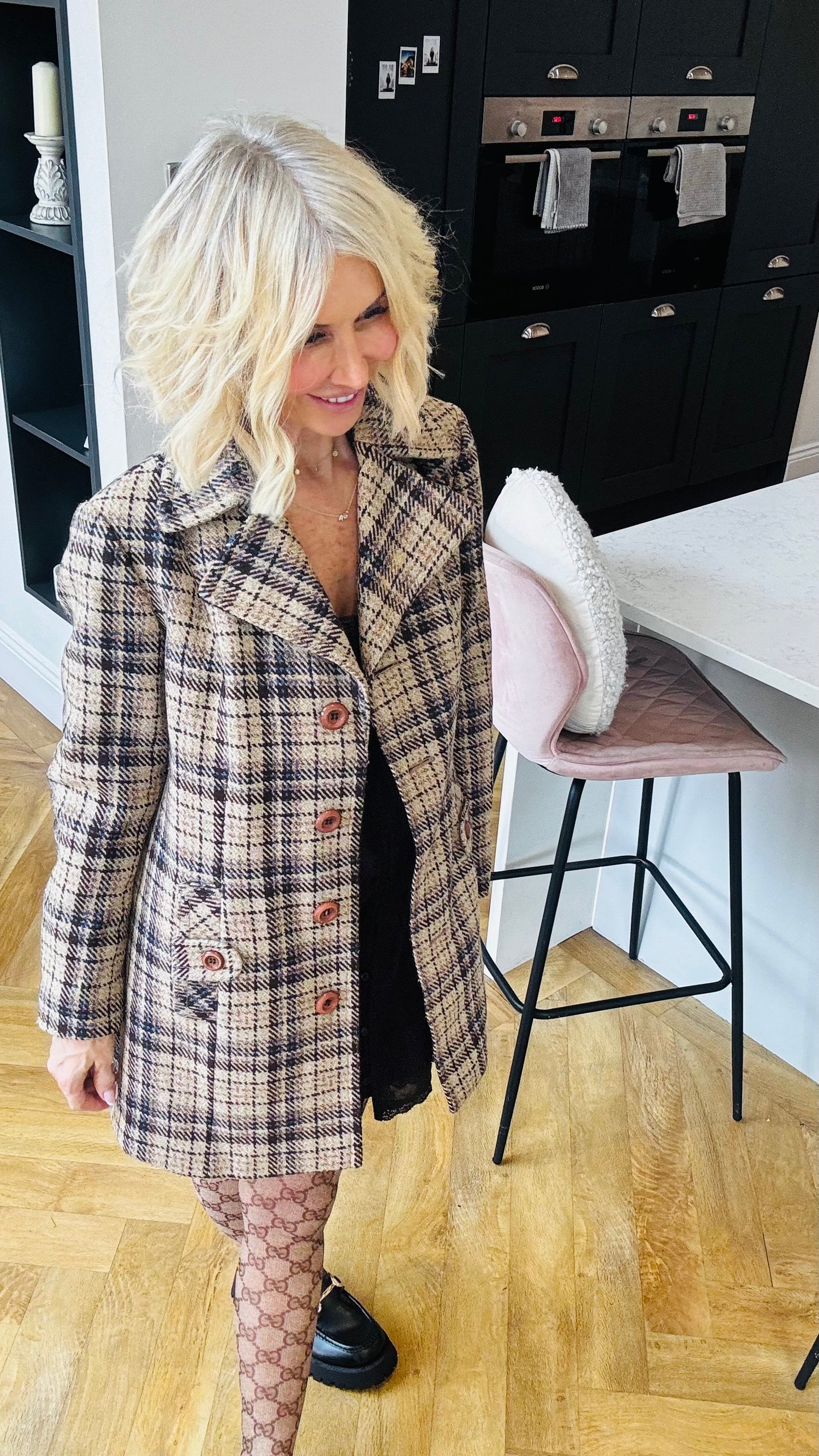 1970’s Check Coat