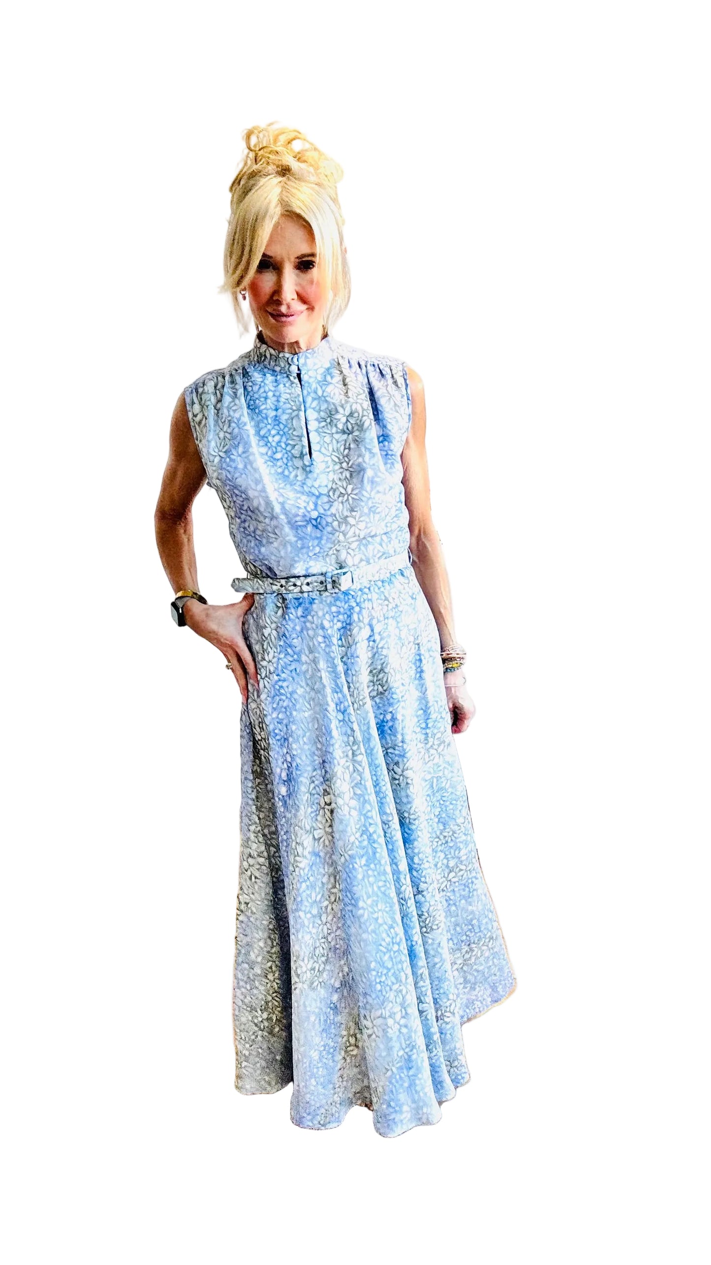 Baby Blue Vintage Maxi