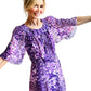 “Kleemeier Hof” Cape Sleeved Maxi Dress