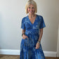 1970’s Floral Blues Maxi