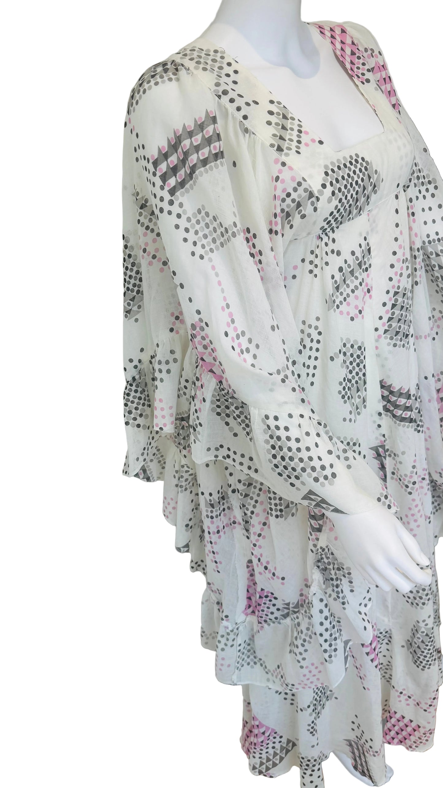 David Silverman Angel Sleeves Maxi
