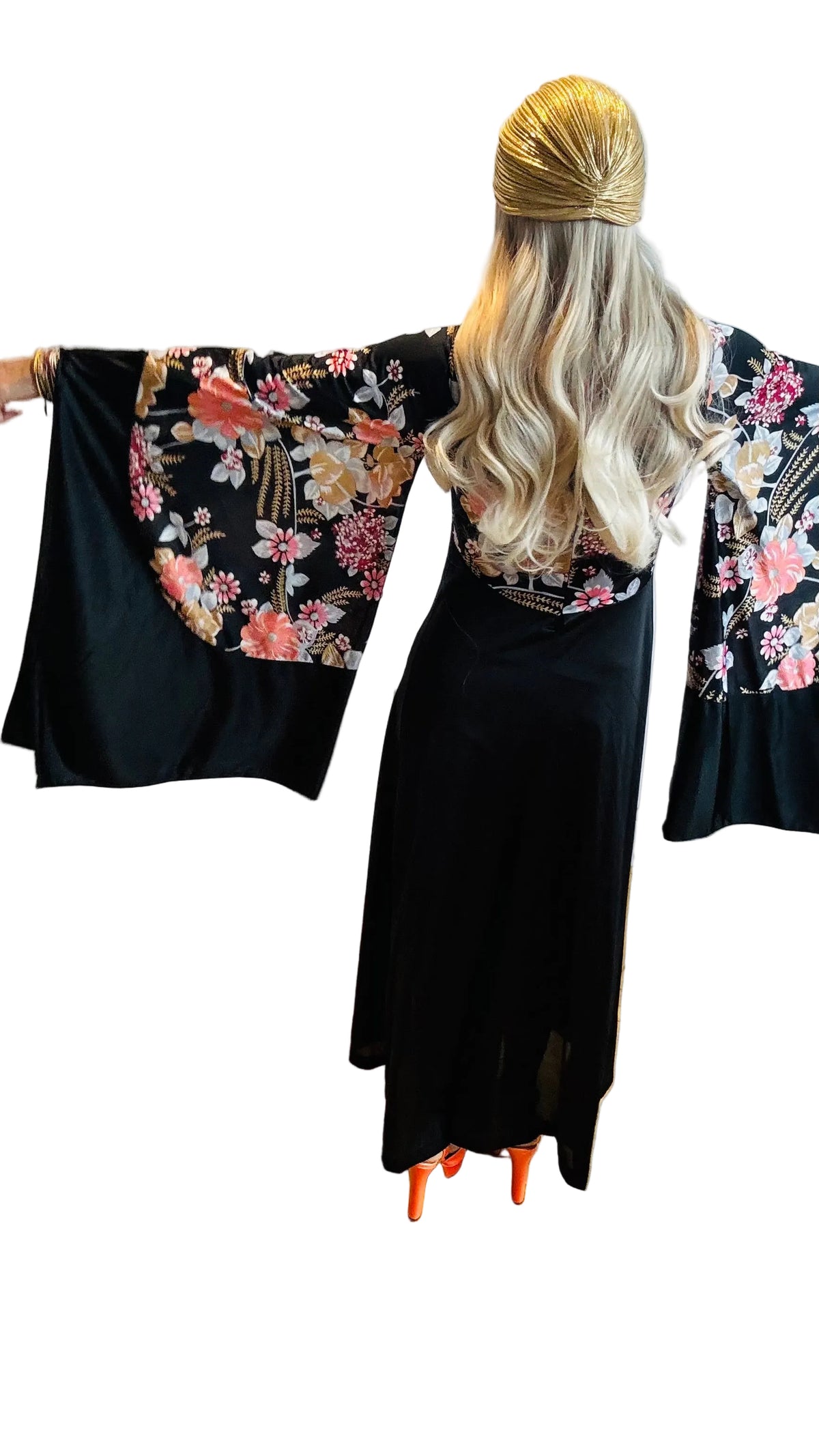 Angel Wing 1970’s Maxi Dress