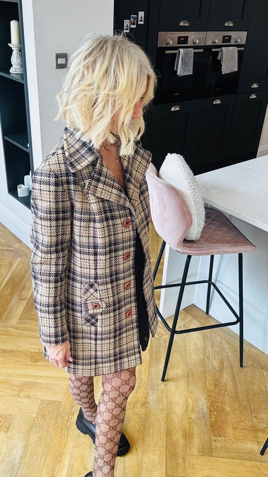 1970’s Check Coat