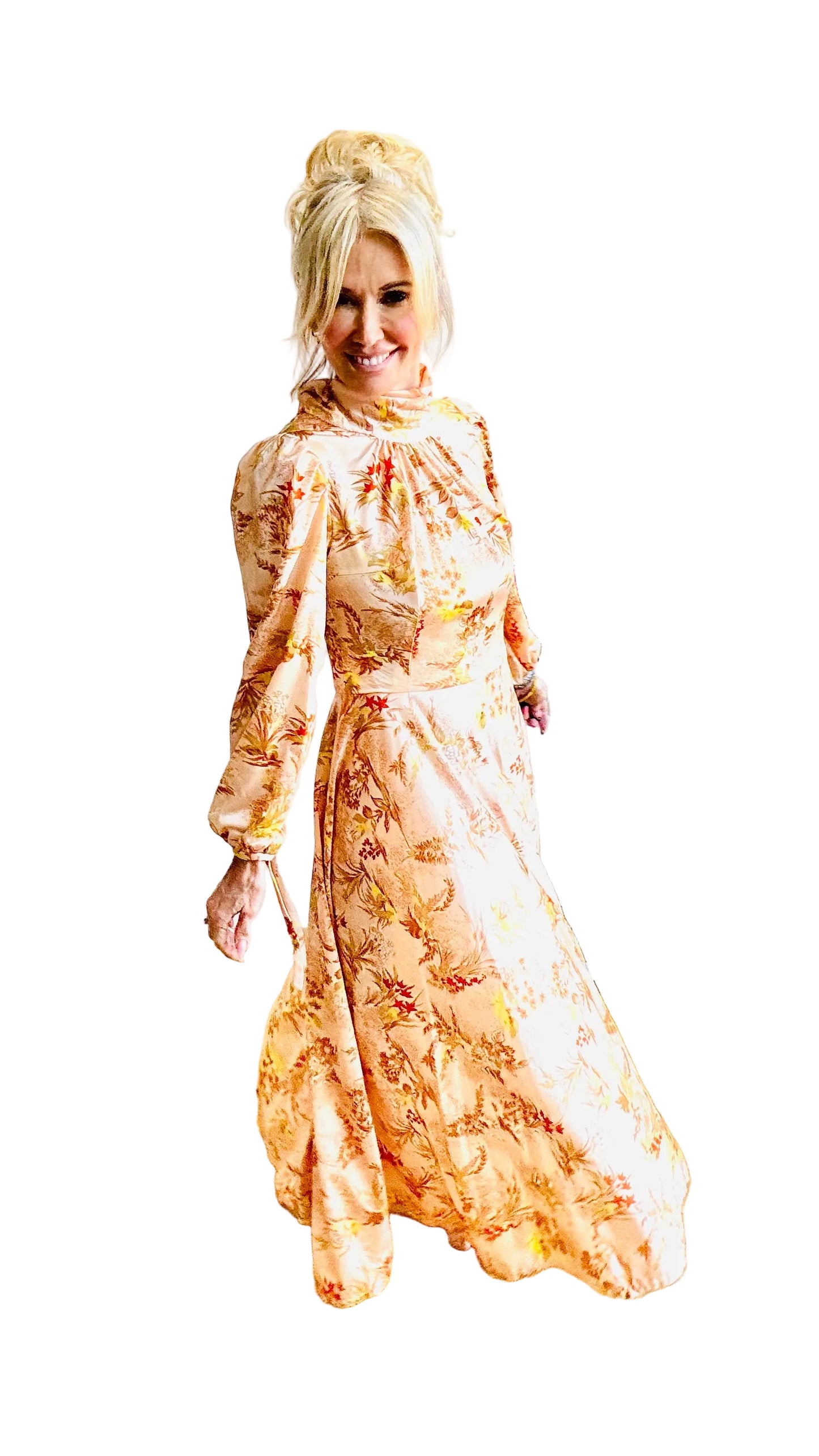 Stunning High Neck Maxi Dress