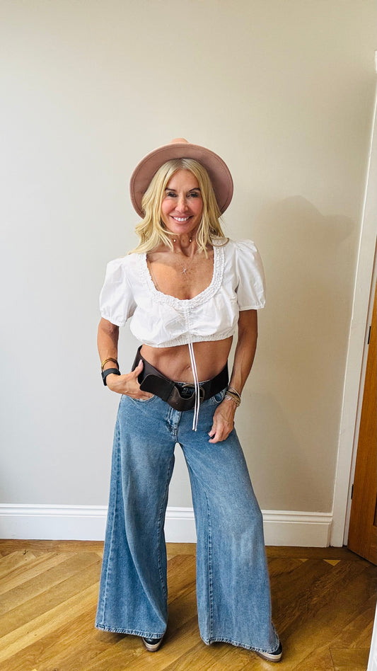 Austrian Vintage Gypsy Top Size 14-16