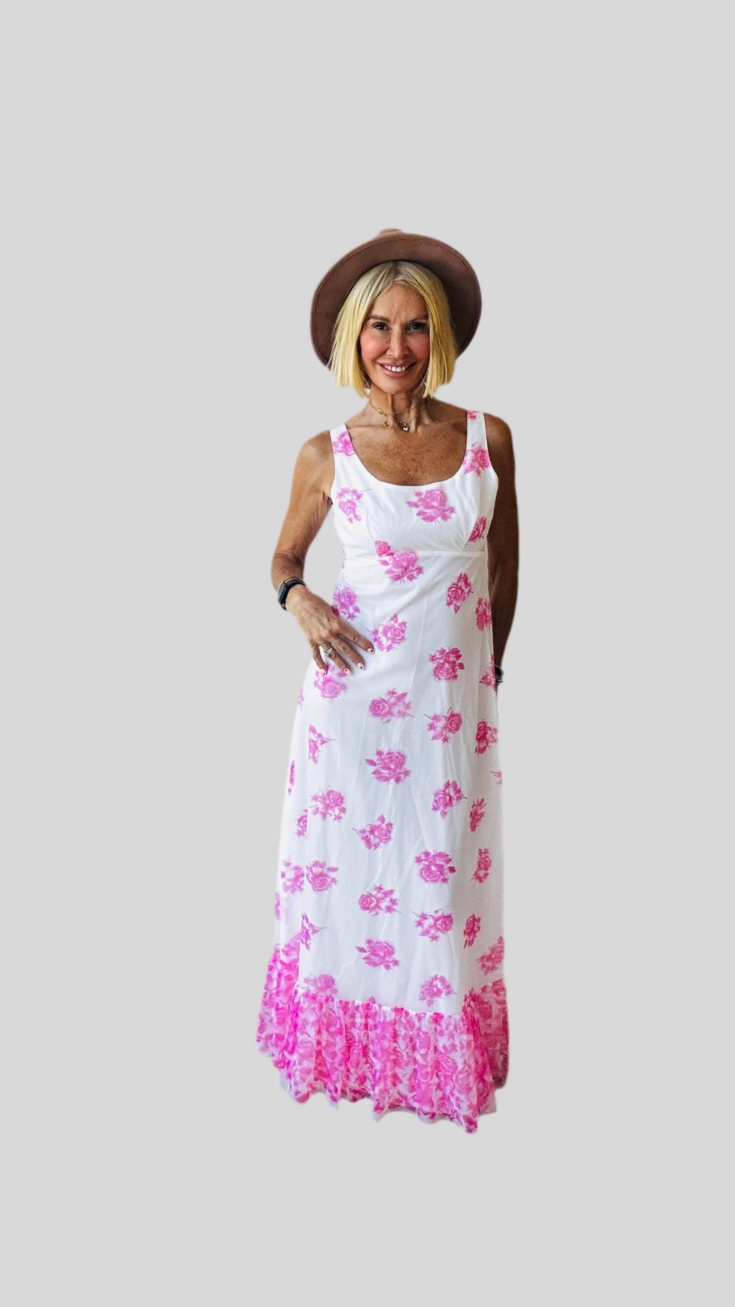 Pretty Floral Maxi Dress