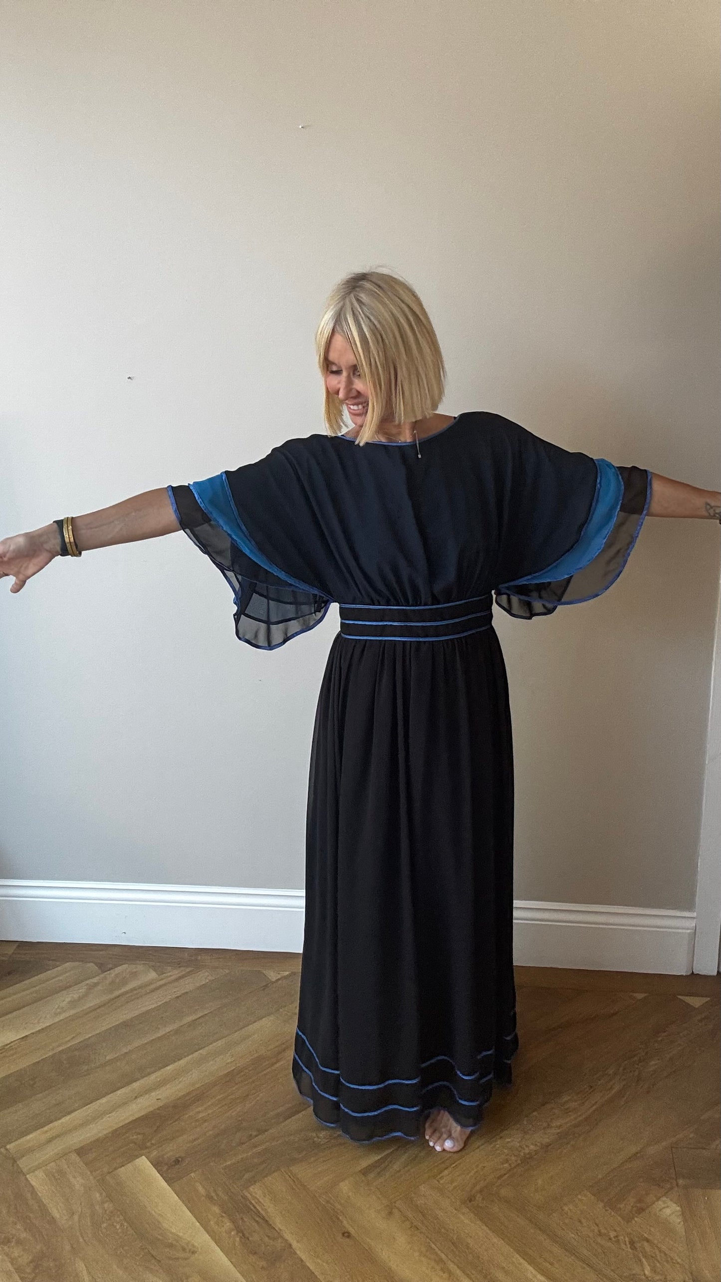 Two Tone Maxi Dress