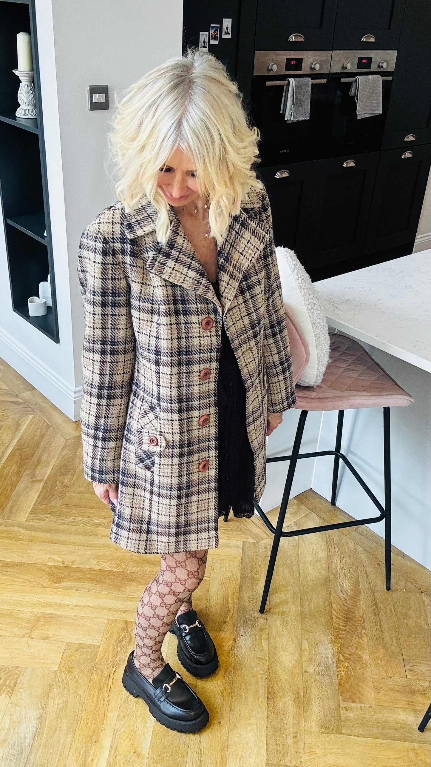 1970’s Check Coat