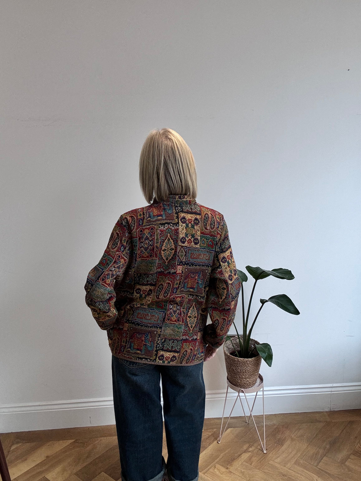 Vintage Indian Print Jacket