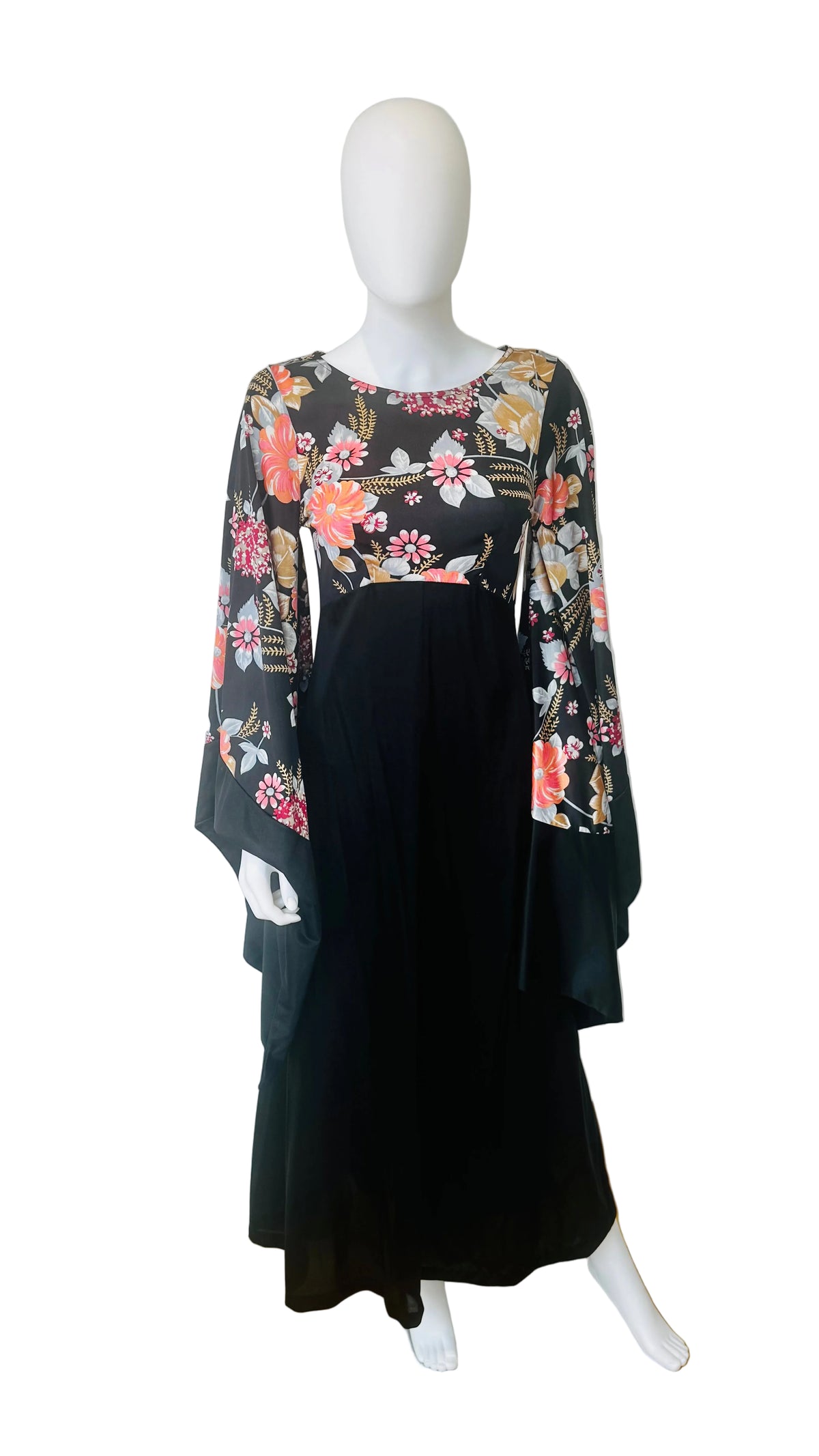 Angel Wing 1970’s Maxi Dress