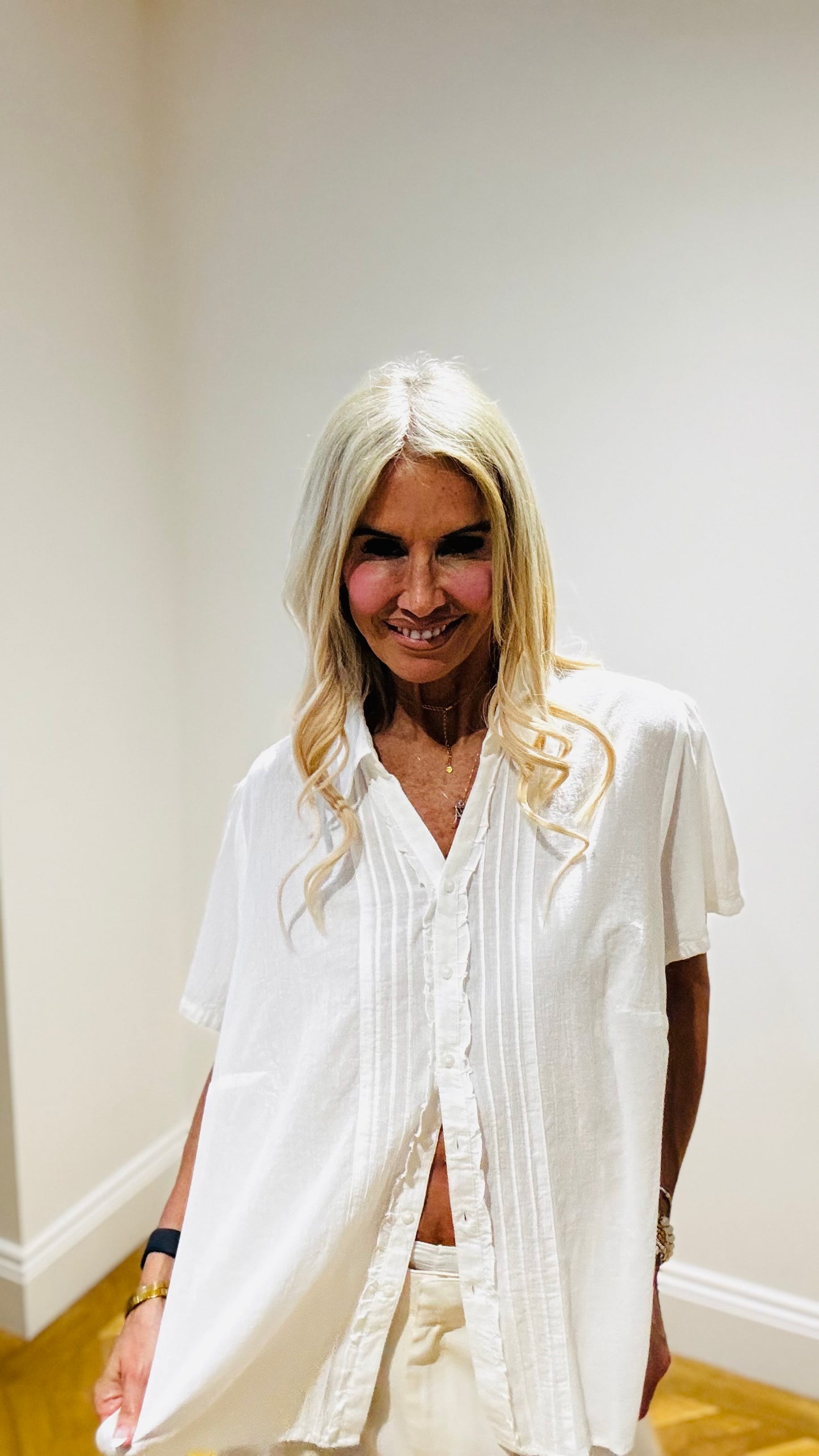 Marks & Spencer Classic Range Linen Blouse size 22