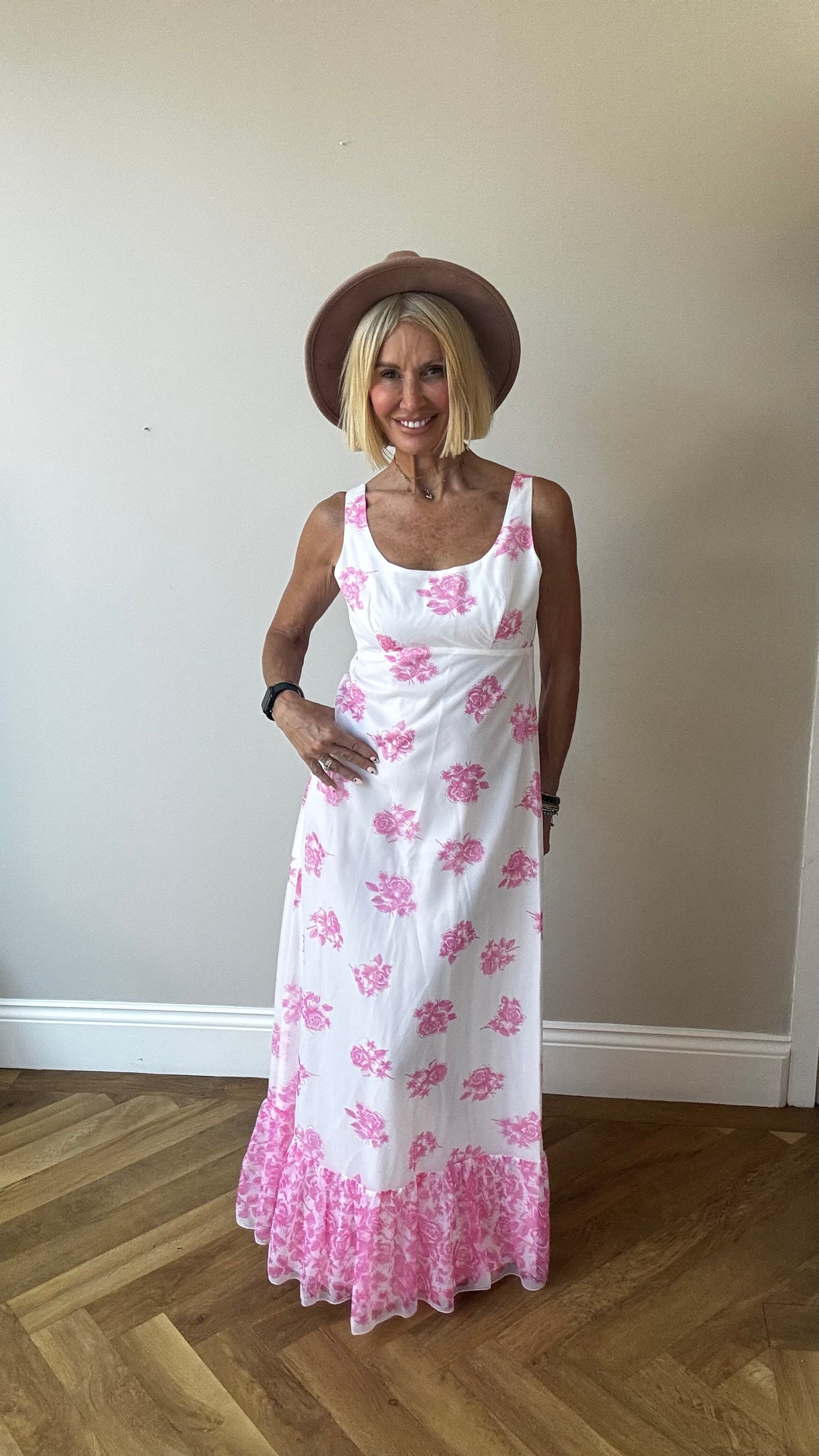 Pretty Floral Maxi Dress