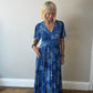 1970’s Floral Blues Maxi