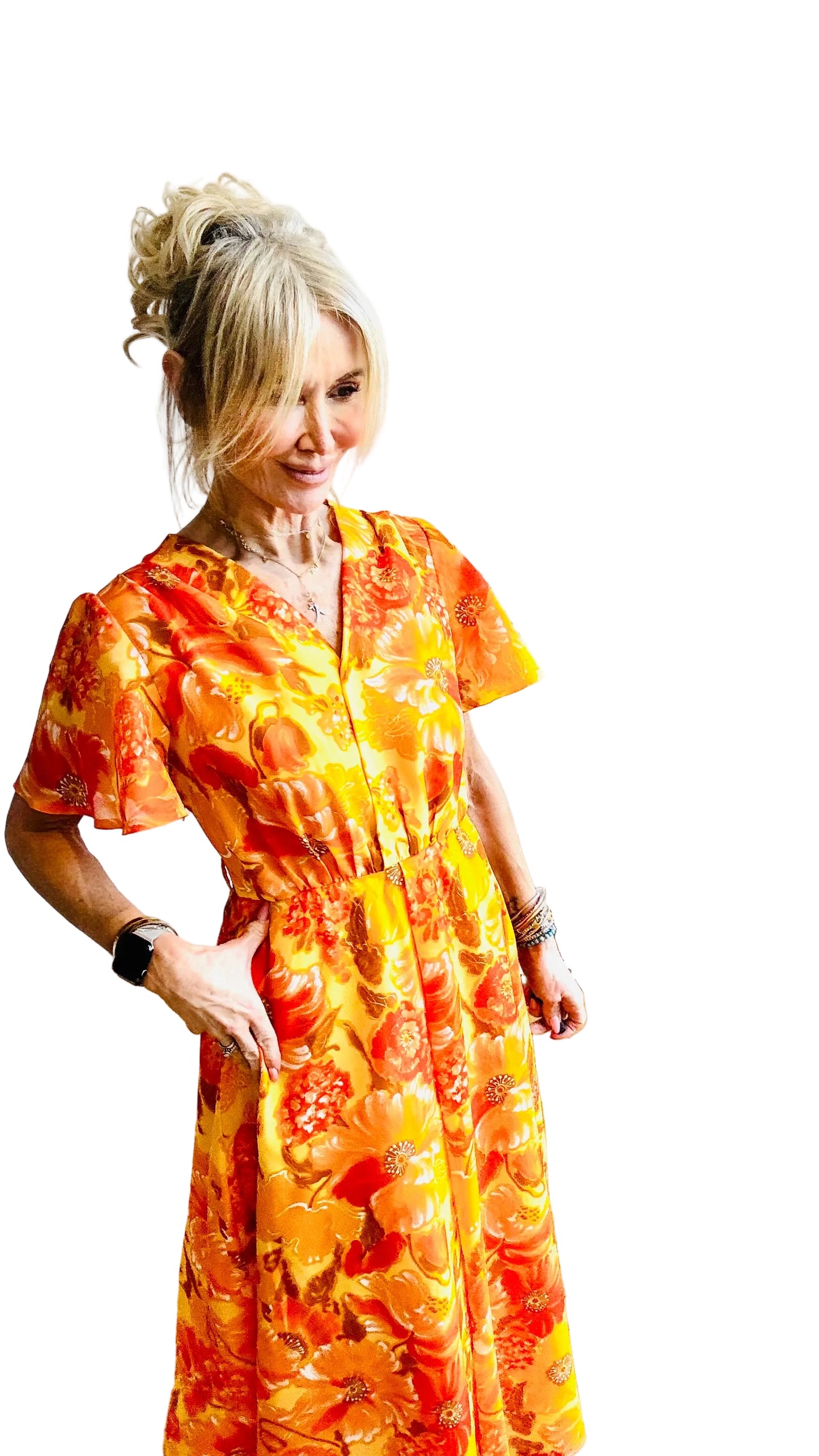 Pretty Summer Bright Maxi Dress