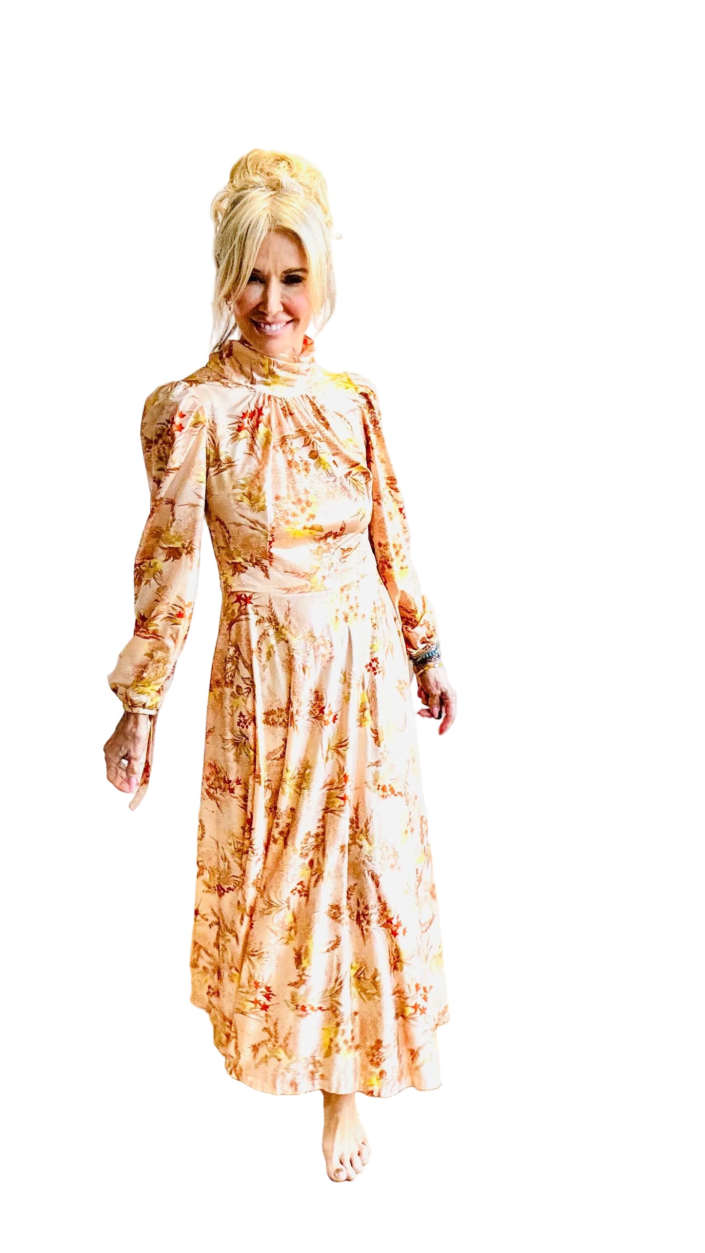 Stunning High Neck Maxi Dress