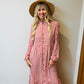 Pretty Maxi Dress Size 8 ( measured to fit up to a 14)