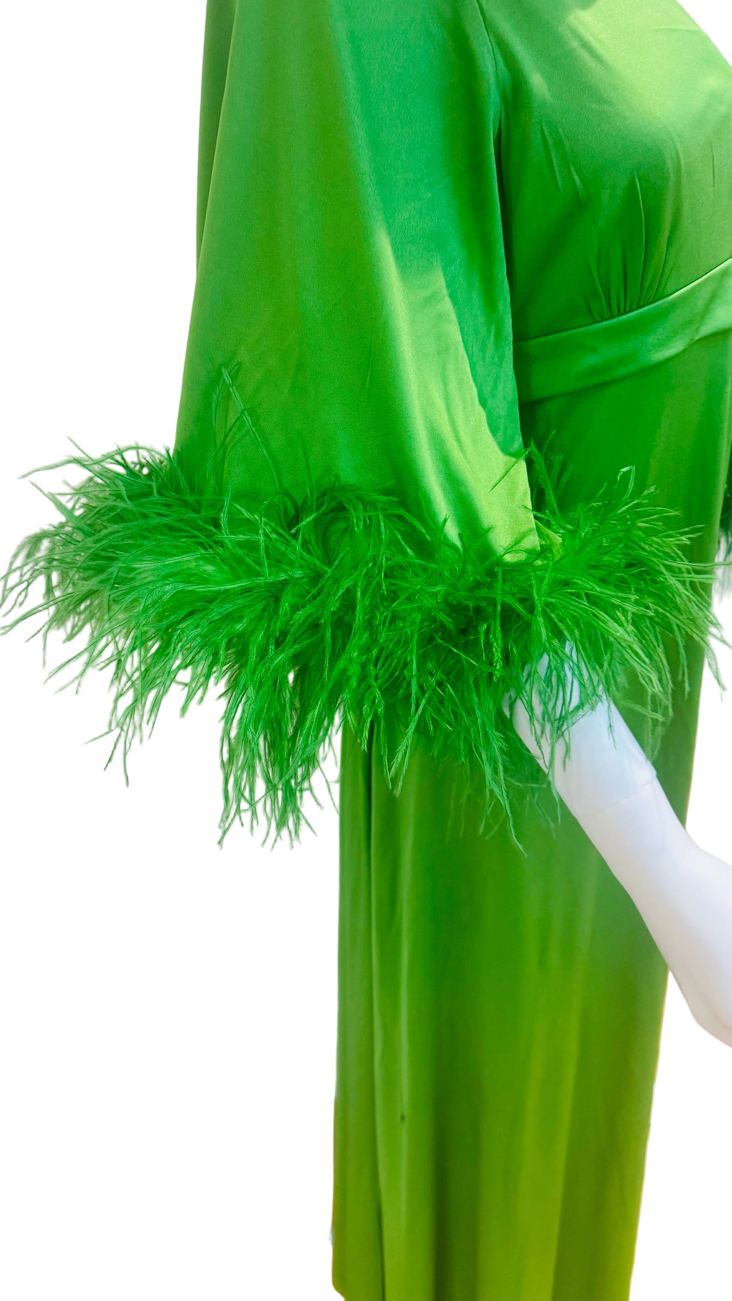 Epic 1960’s Ostrich Feather Maxi