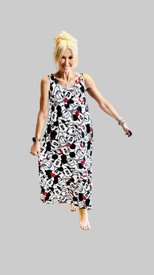 Vintage “Mickey Mouse” Tee Dress