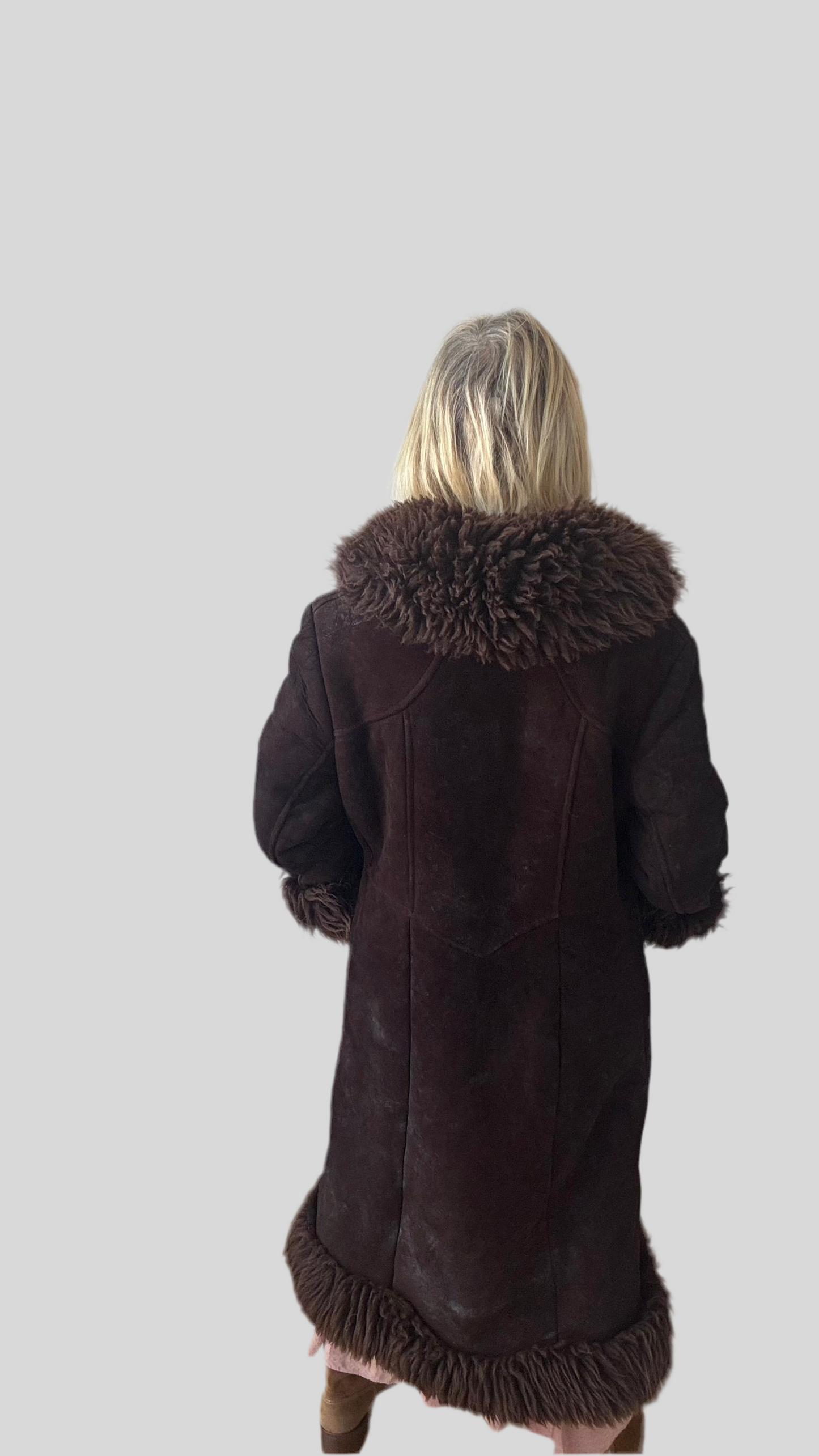 Penny Lane Sheepskin Full Length Coat