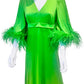 Epic 1960’s Ostrich Feather Maxi