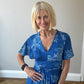 1970’s Floral Blues Maxi