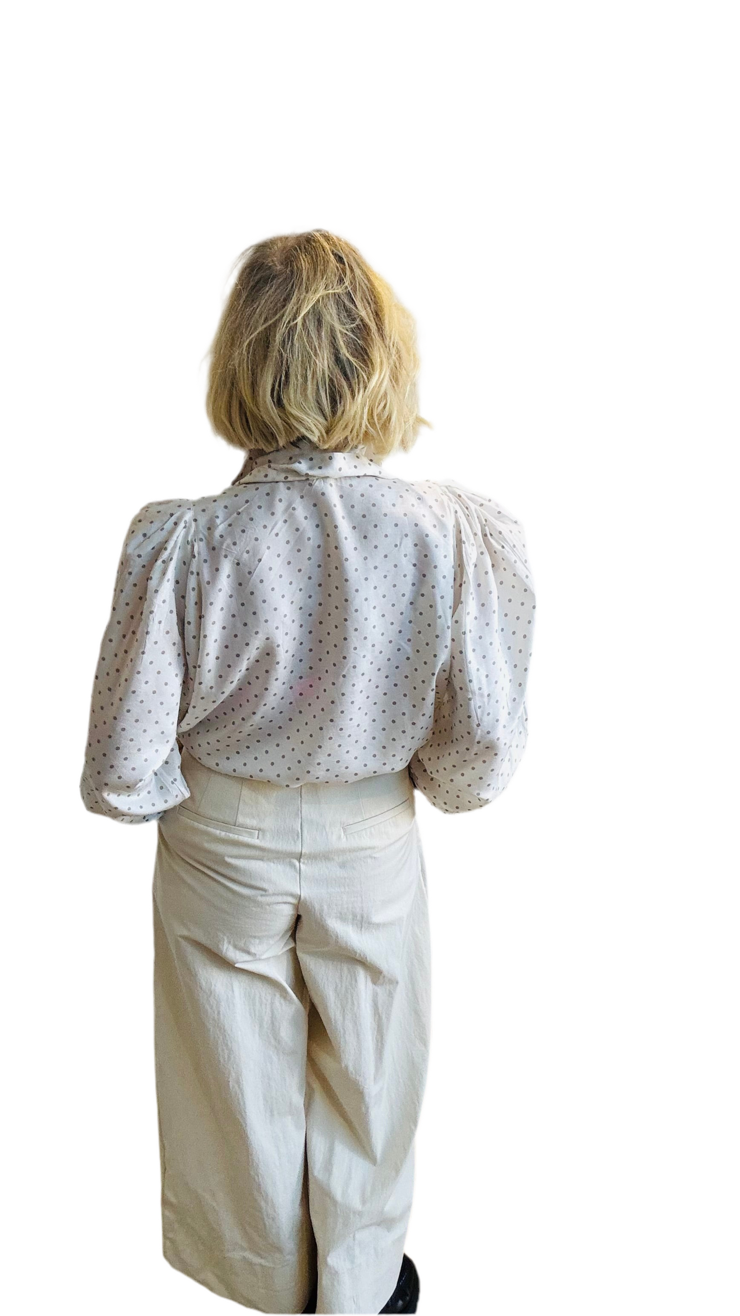 Stunning 80’s Silk Pussy Bow Blouse