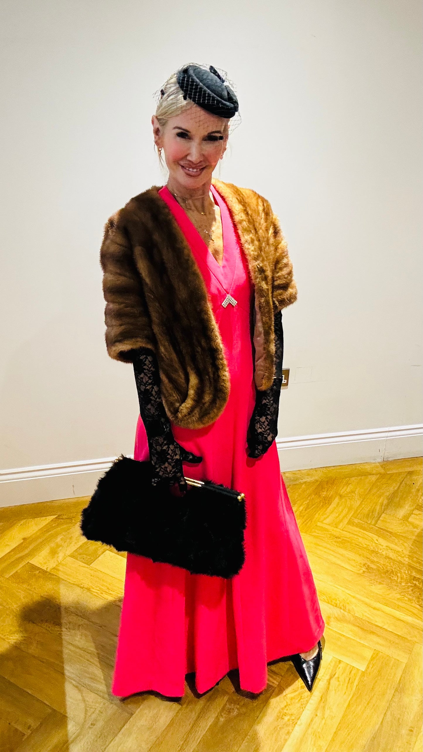 Amazing 1970’s  “Plutina” Maxi Dress