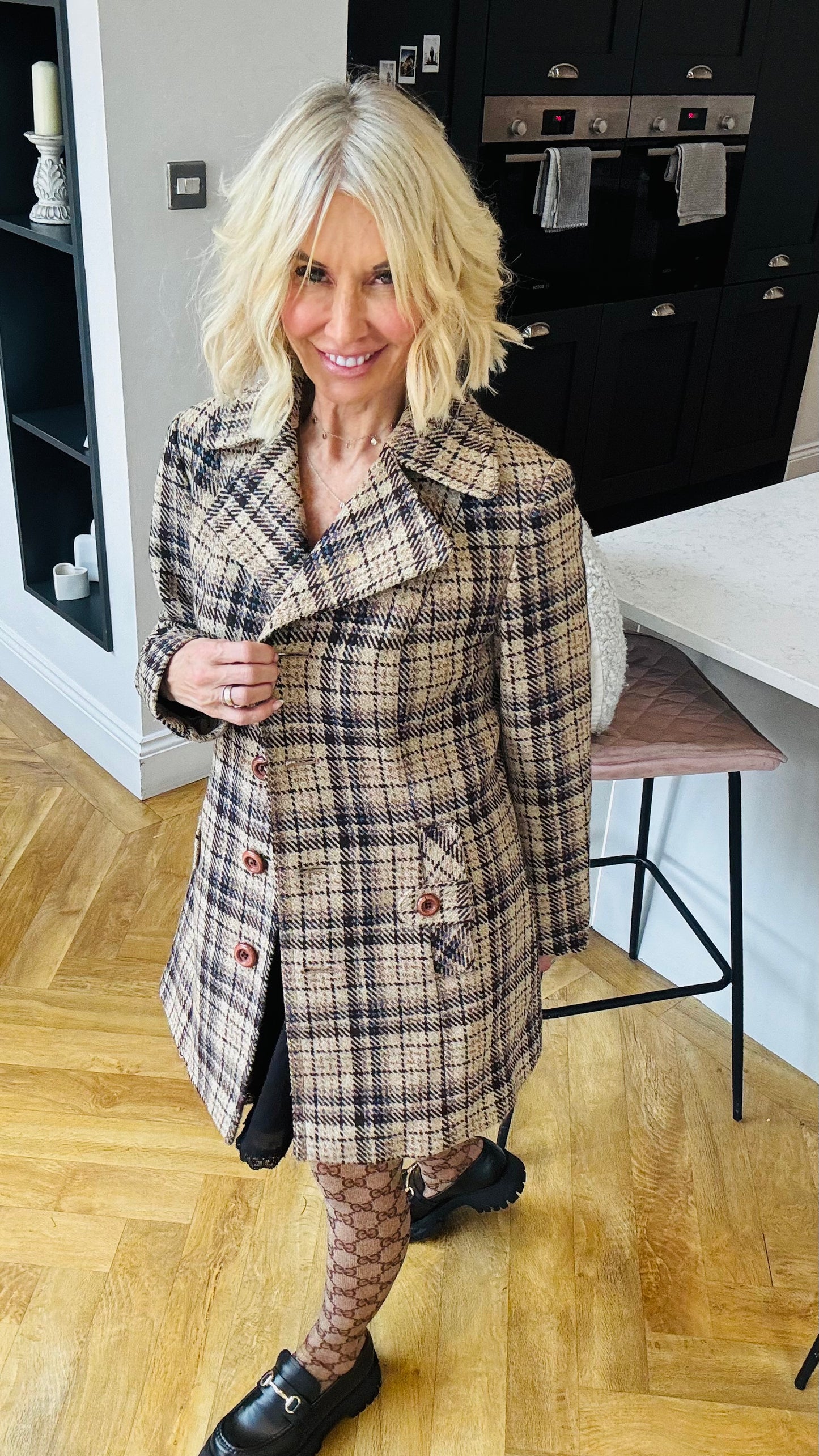 1970’s Check Coat