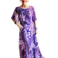 “Kleemeier Hof” Cape Sleeved Maxi Dress