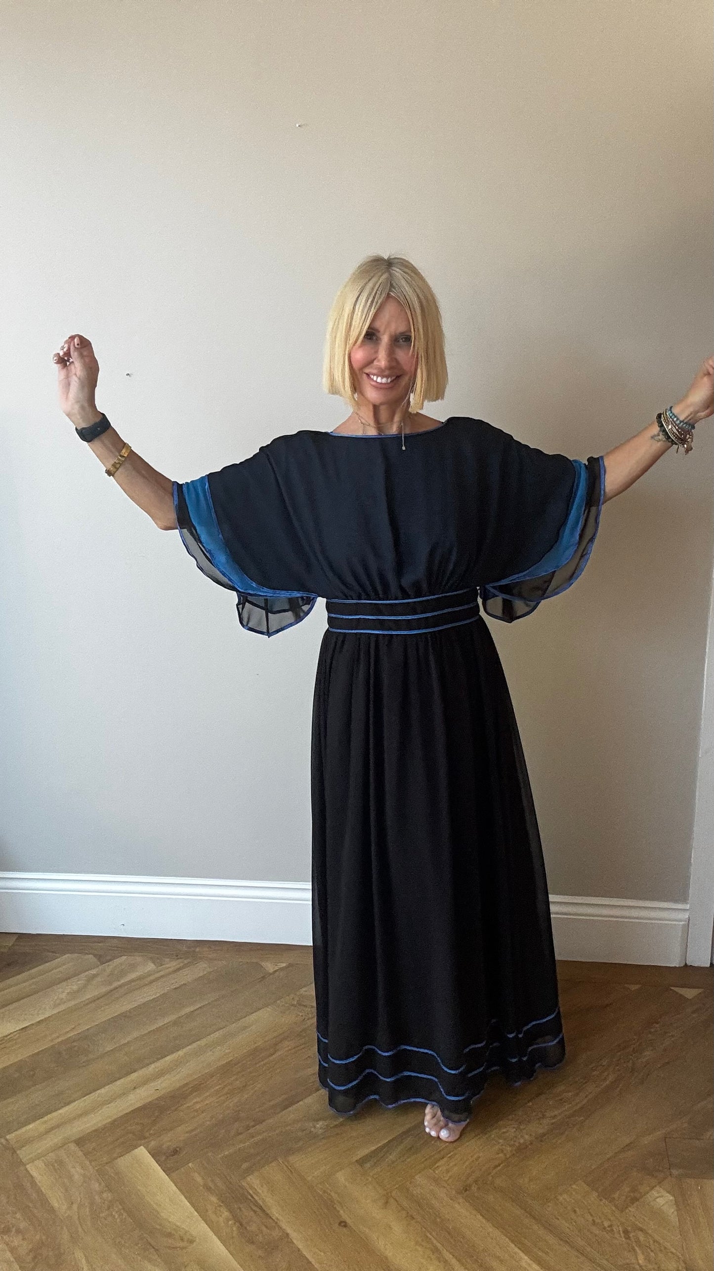 Two Tone Maxi Dress