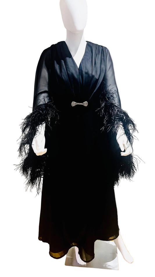 1970’s “ Oberstoff” Cape Maxi Dress