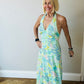 1970’s Floral Halter Dress