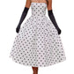 “Edith” Polka Dot Midi Dress