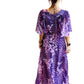 “Kleemeier Hof” Cape Sleeved Maxi Dress